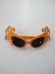 Dame Edna Glasses Orange - Novelty Glasses